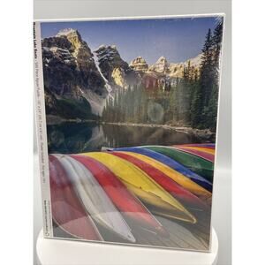 Mountain Lake Boats - 500 Piece Jigsaw Puzzle Colorcraft Puzzles